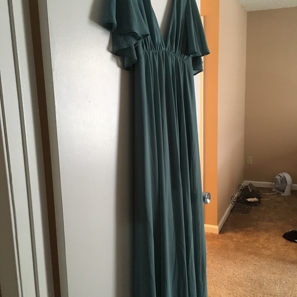 Show Me Your Mumu Faye flutter dress silver sage - Picture 5 of 6